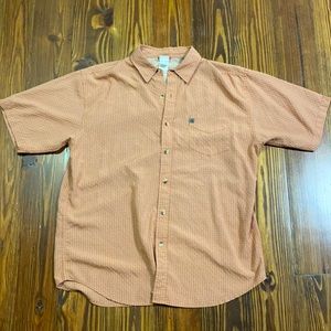 Men’s north face button down shirt